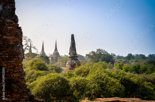 Chaiwatthanaram temple the old capital city in Ayutthaya Thailand
