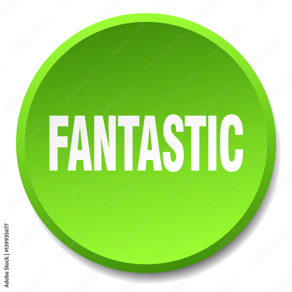 fantastic green round flat isolated push button fantastic green round flat isolated push button