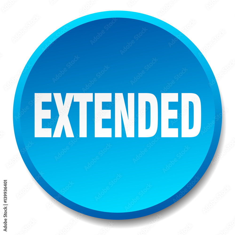 extended blue round flat isolated push button extended blue round flat isolated push button