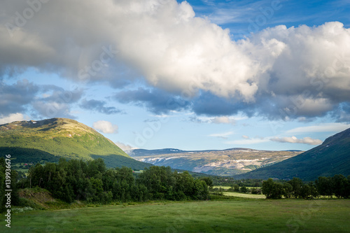 Norway rural landscape