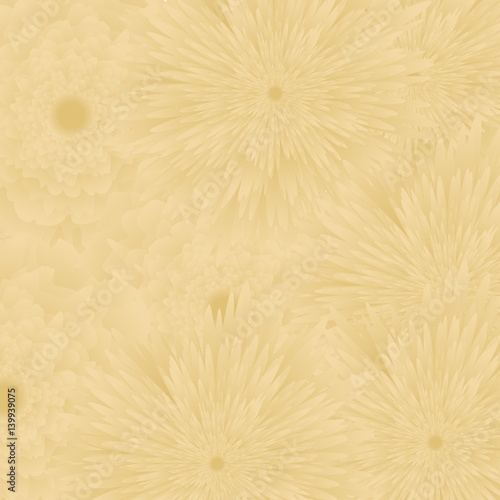 gold color flower background. vector illustration. for wallpaper, card, invitation
