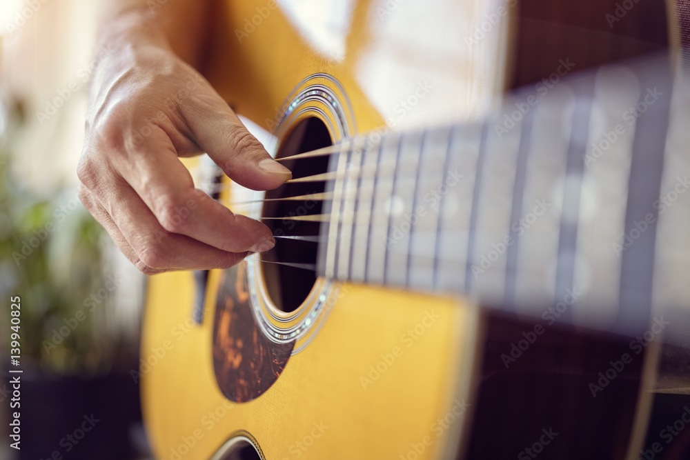Fototapeta premium Acoustic guitar