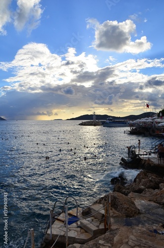 kaş, ville cotière de Turquie  photo