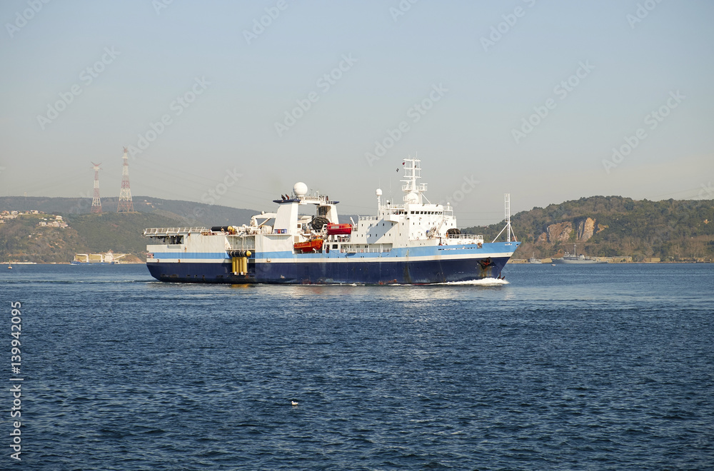 Shipping on the Bosporus, Istanbul, Turkey.