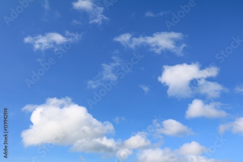 blue sky with cloud bright beautiful art of nature and copy space for add text