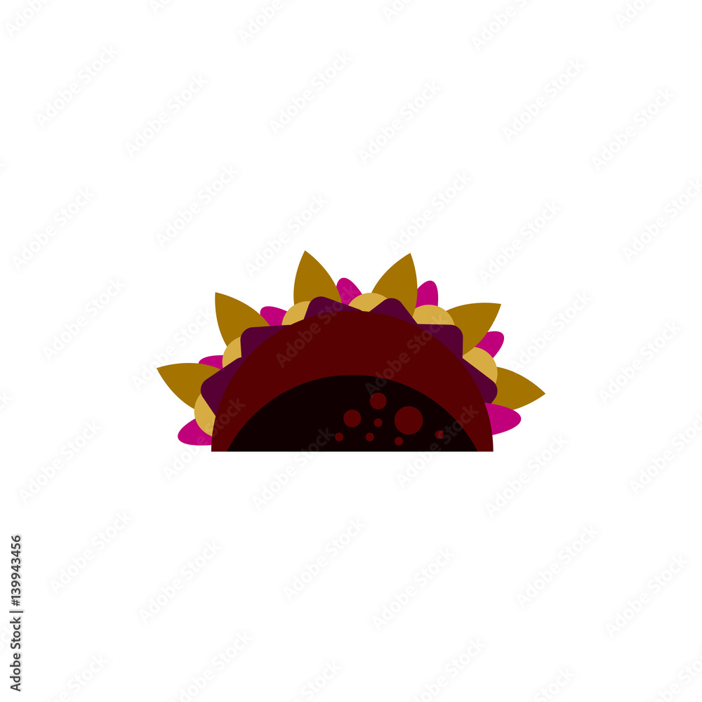 Burrito Falafel Wrap Pita Bread Illustration Burrito Falafel Wrap Pita Bread Illustration