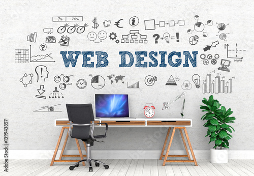 Web Design / Office / Wall / Symbol photo