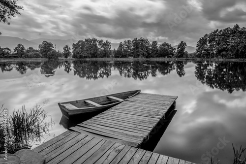 Obraz na płótnie Black and white w salonie