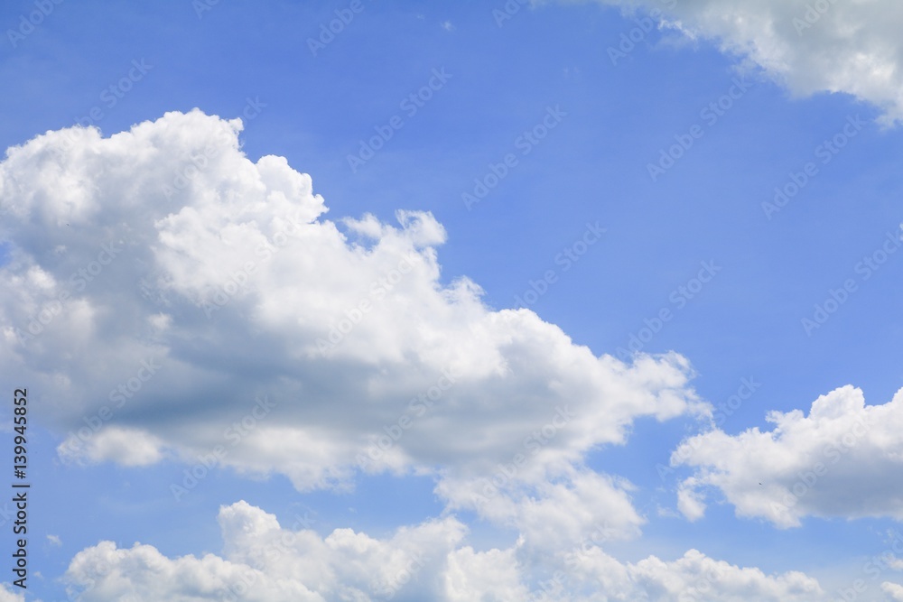blue sky with big cloud and raincloud, art of nature beautiful and copy space for add text blue sky with big cloud and raincloud, art of nature beautiful and copy space for add text