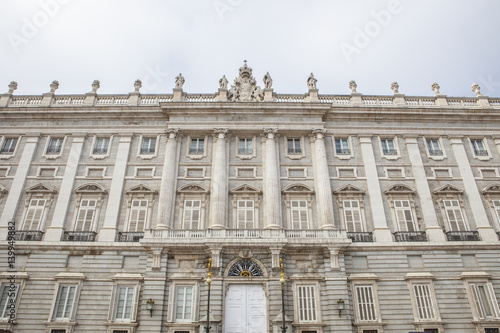 Royal Palace, North east facade, Madrid, Spain