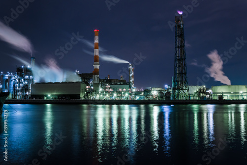 Kawasaki factory night view - 川崎の工場夜景１