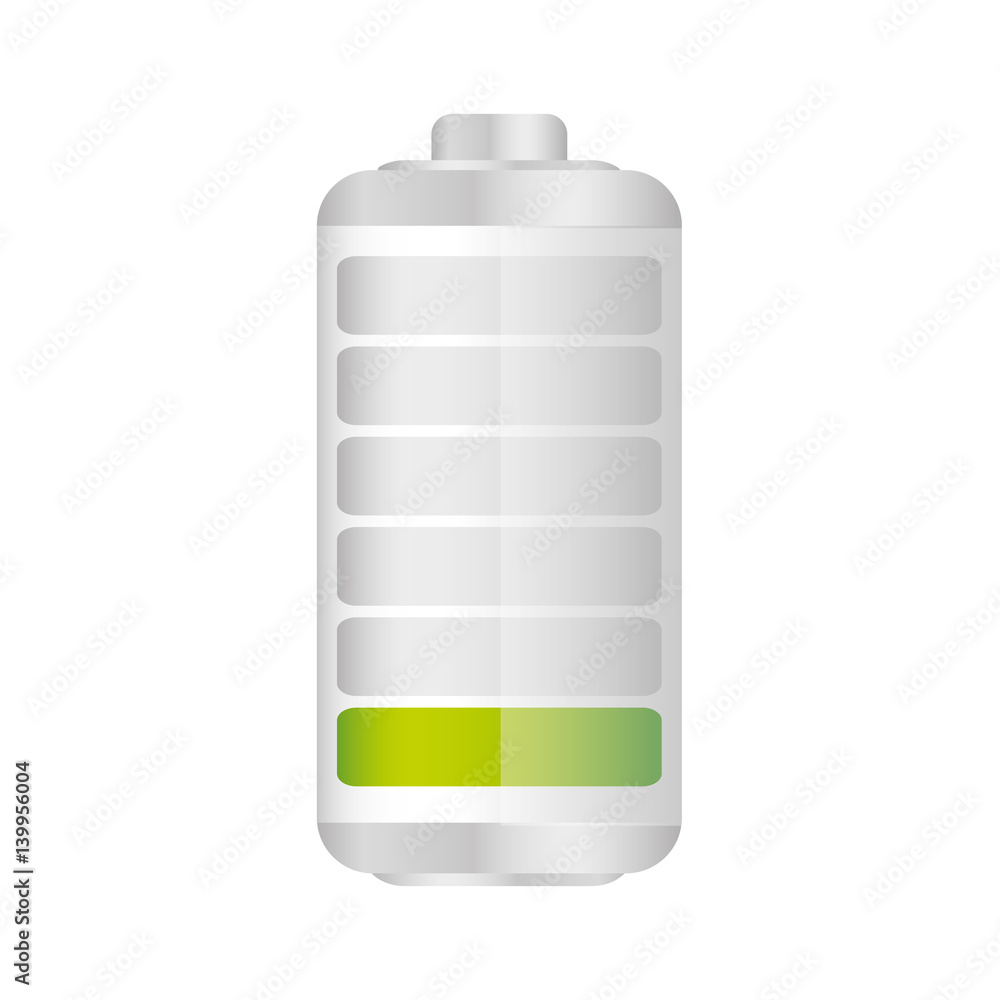 battery in ten percent icon, vector illustraction design battery in ten percent icon, vector illustraction design