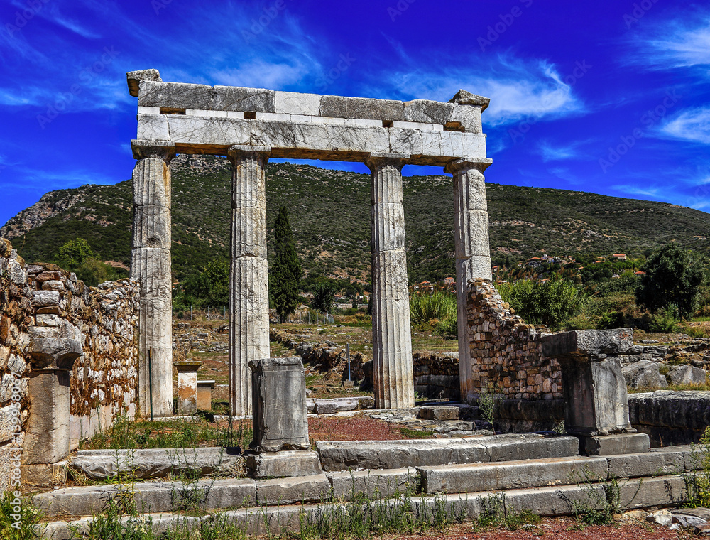 ruins in Ancient Messina, Peloponnes, Greece