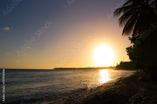 Sunset in southeast Puerto Rico photo