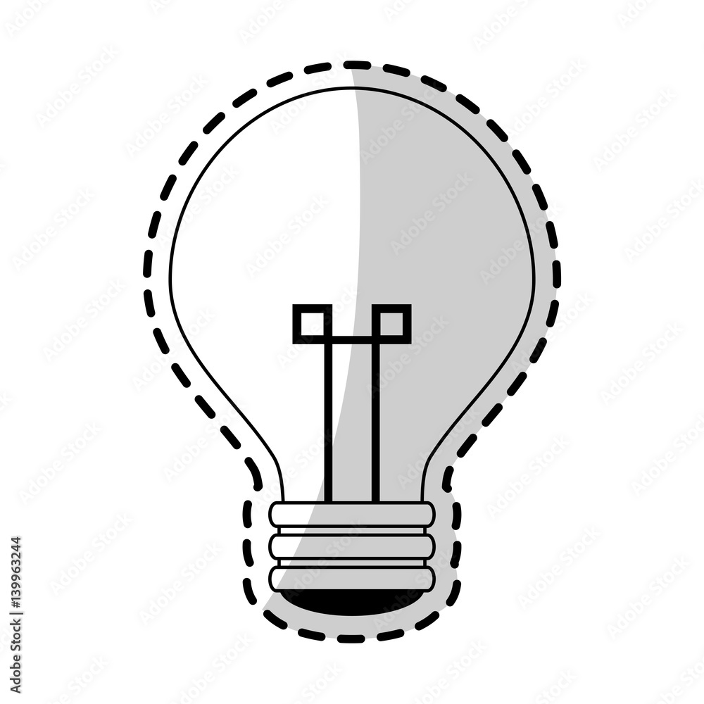 regular lightbulb icon image vector illustration design regular lightbulb icon image vector illustration design