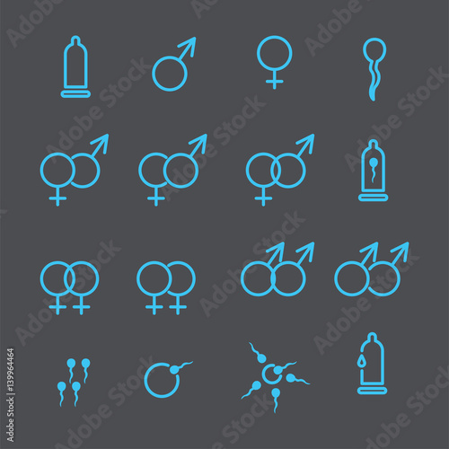 condom and sex icon
