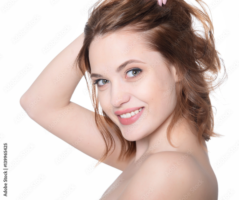 Portrait of a beautiful young girl Portrait of a beautiful young girl