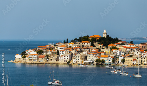 Wallpaper Mural Typical city in Croatia with the tower of the church in the middle of the city. Torontodigital.ca