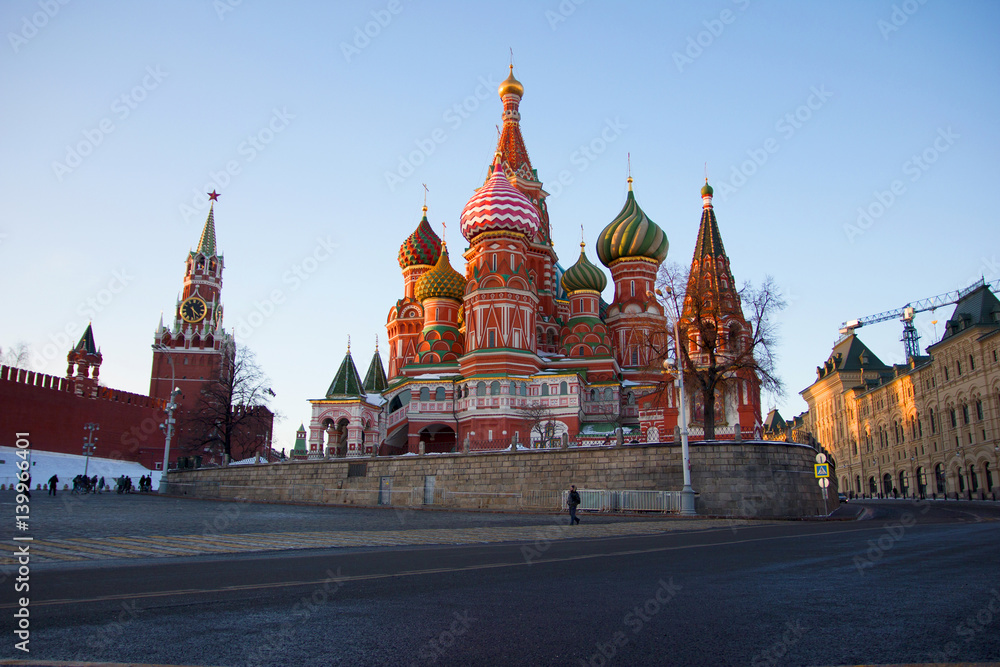 The historic center of Moscow 