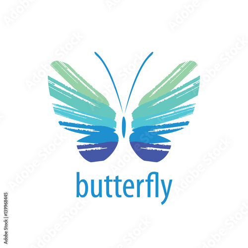 vector butterfly logo