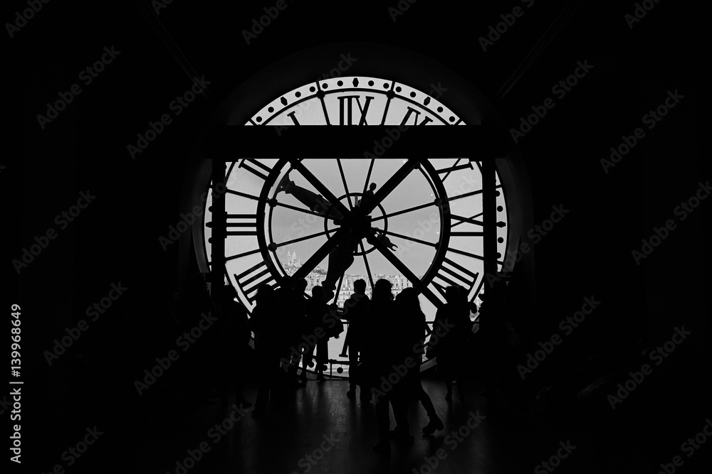 Museo D'Orsay orologio controluce