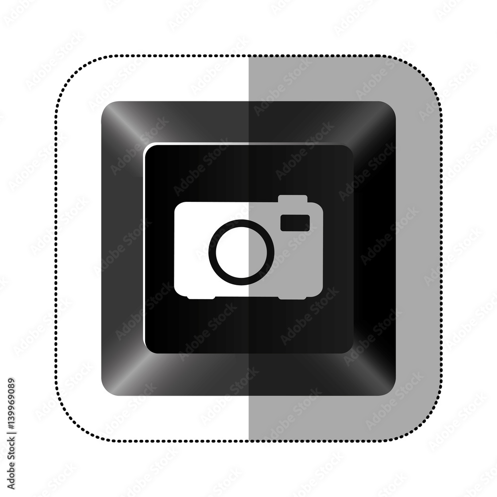black button camera icon, vector illustraction design black button camera icon, vector illustraction design