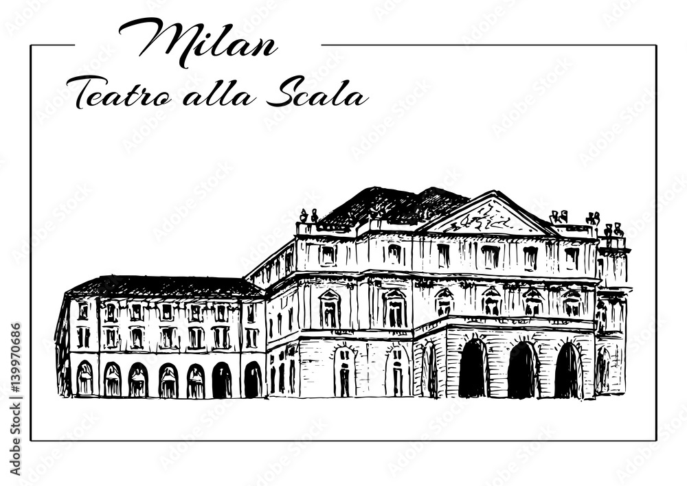 Teatro alla Scala. Milan Opera House, Italy.