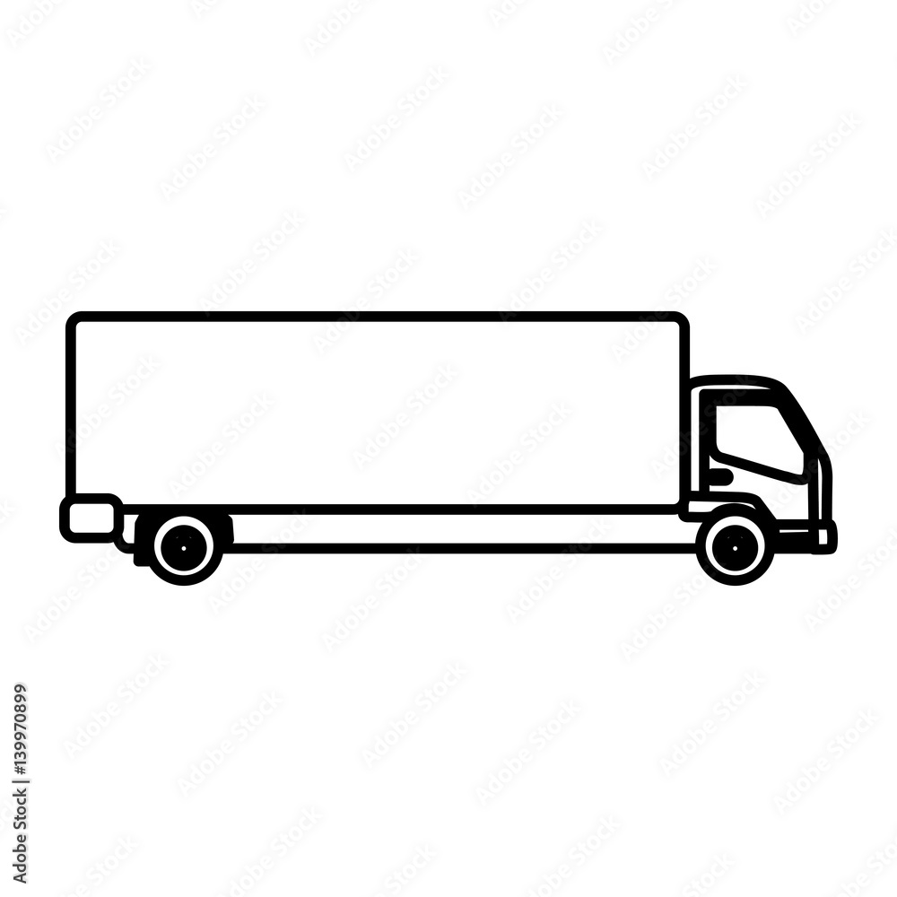 figure trucks trailer icon, vector illustraction design figure trucks trailer icon, vector illustraction design