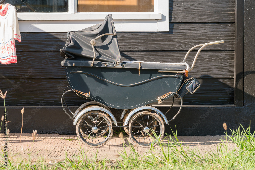 Beautiful old fashioned stroller Beautiful old fashioned stroller