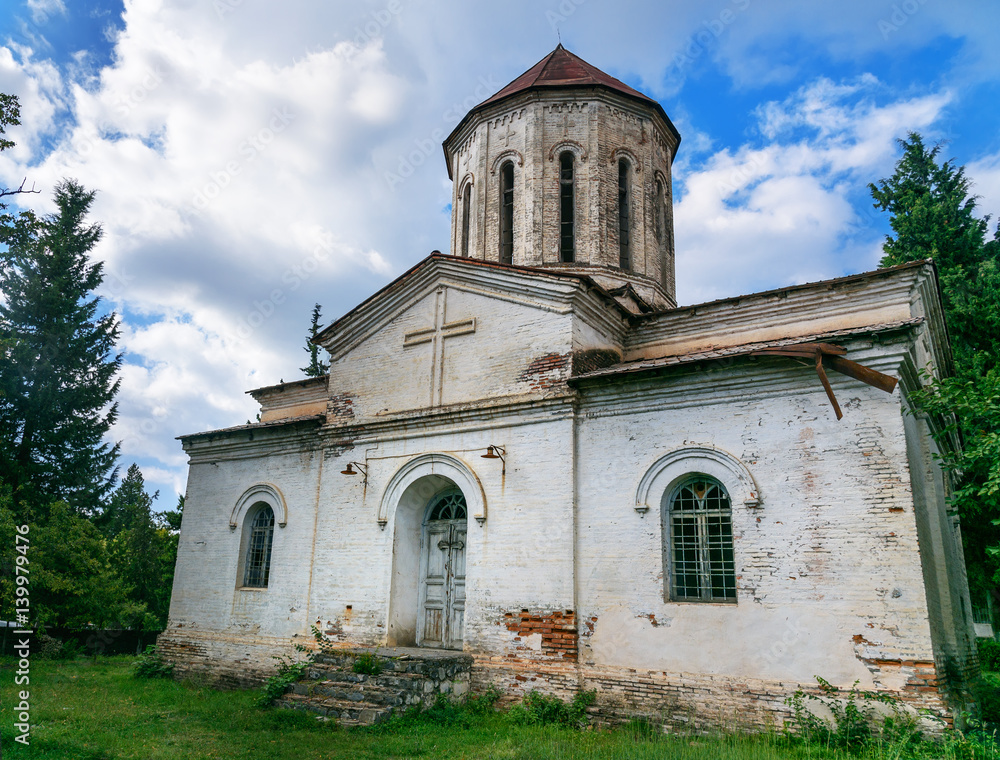 Old Albanian church in Qakh. Azerbaijan