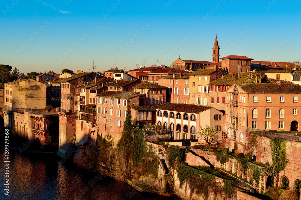 Albi, in France, and Tarn River