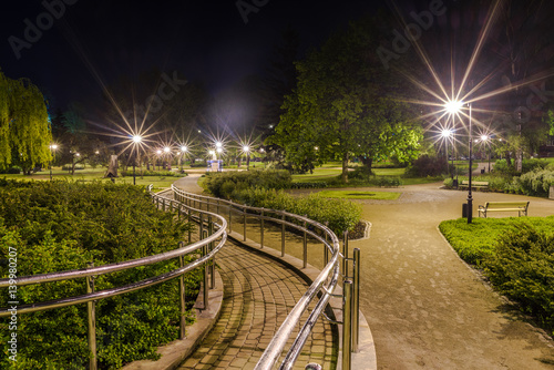 night road in the city
