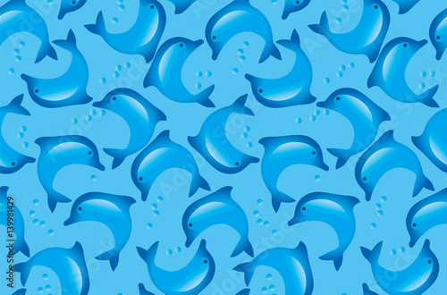 Abstract dolphin seamless p...