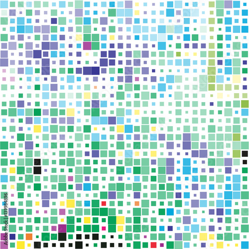 Halftone Geometric Pattern with Rectangles and Squares. Background for Textile, Wallpaper, Fabric, Tile