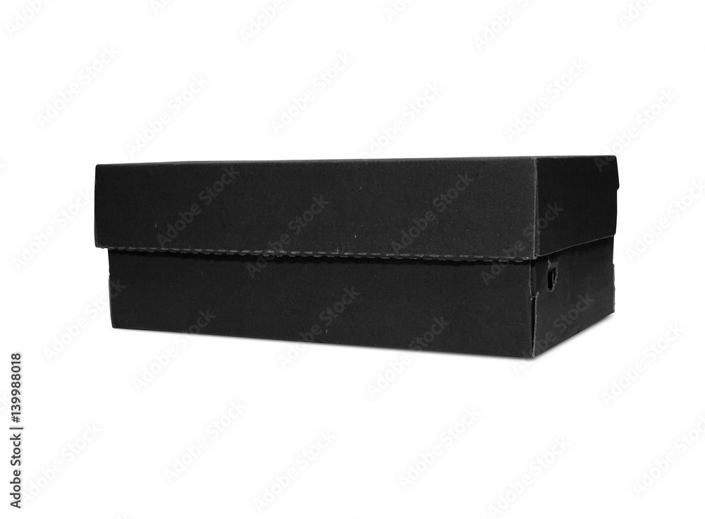 Cardboard box with lid isolated on white background Cardboard box with lid isolated on white background
