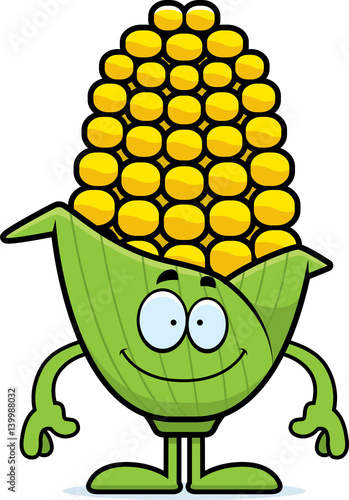 Happy Cartoon Corn