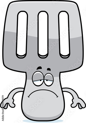 Sad Cartoon Spatula