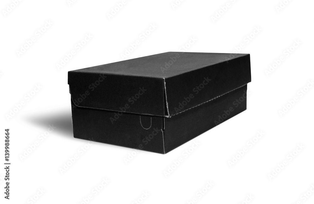 Cardboard box with lid isolated on white background Cardboard box with lid isolated on white background