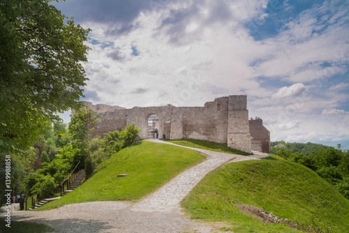 Castle ruins in Kazimierz Dolny, Poland