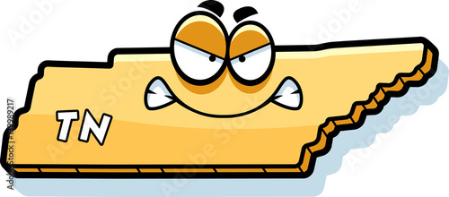 Cartoon Angry Tennessee