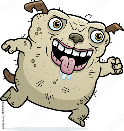 Ugly Dog Running