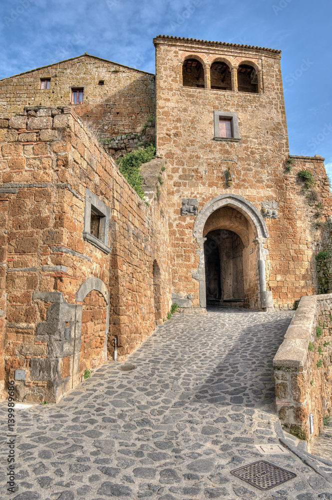 Civita di Bagnoregio Romanesque Arch