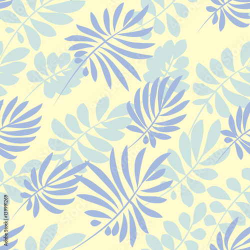 Tender pale blue and green ...