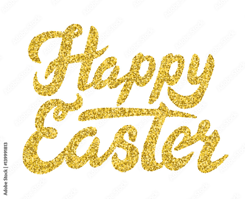 lettering Happy Easter