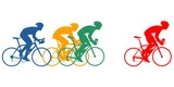 Cycling athlete - color
