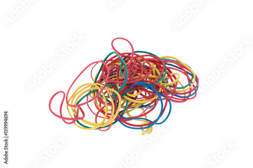 Rubber Band isolated on a white background