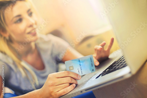 Paying with a credit card