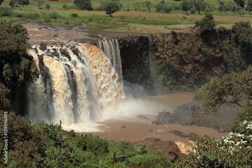 Der Nil Wasserfall Tisissat in Äthiopien  photo