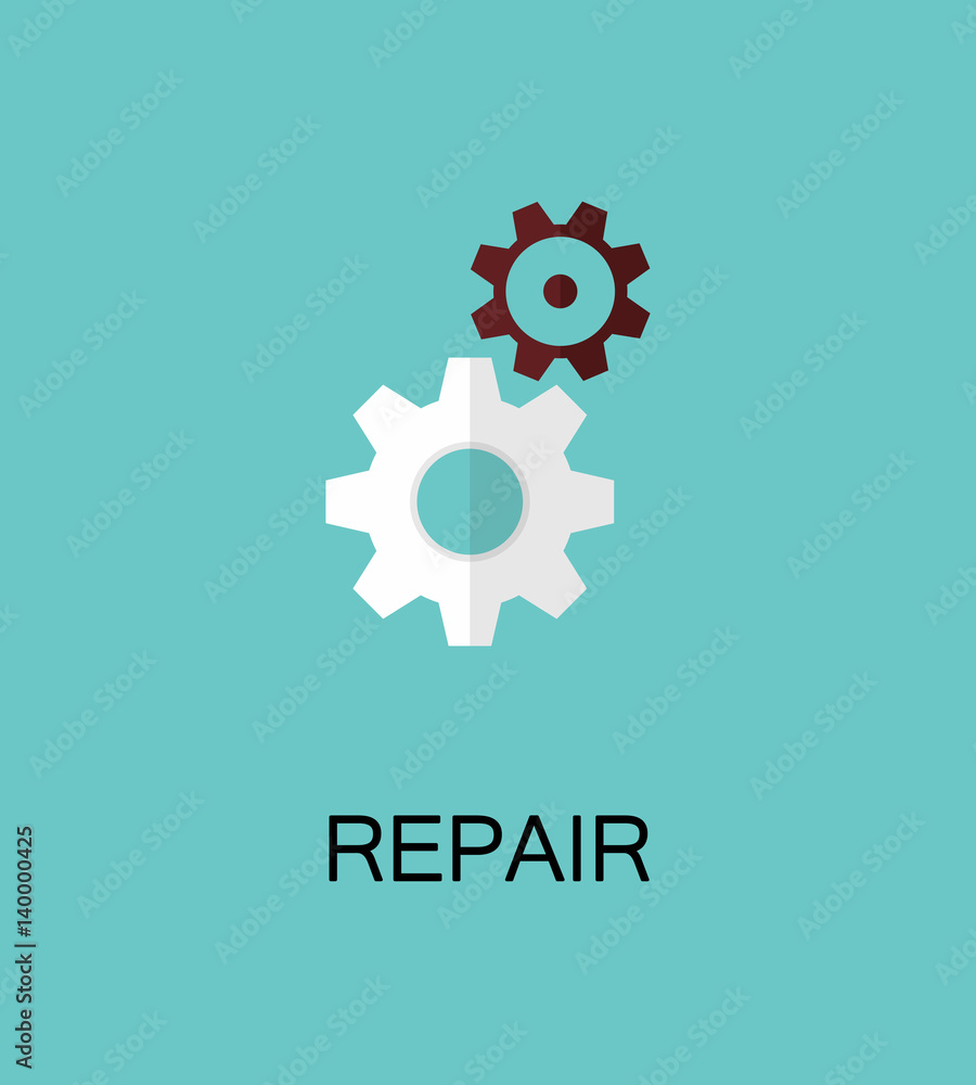 Repair flat icon Repair flat icon