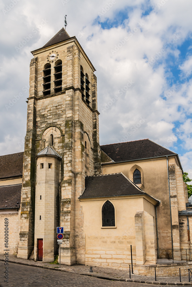 Saint-Pierre-Saint-Paul Church (XII) in Ivry-sur-Seine. France.